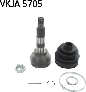 SKF VKJA 5705 - Nivelsarja, vetoakseli inparts.fi