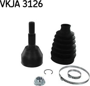 SKF VKJA 3126 - Nivelsarja, vetoakseli inparts.fi