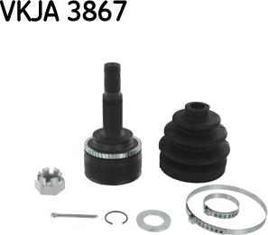 SKF VKJA 3867 - Nivelsarja, vetoakseli inparts.fi