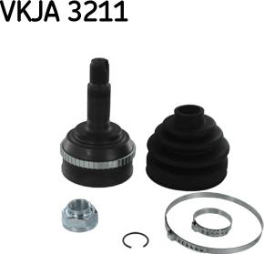 SKF VKJA 3211 - Nivelsarja, vetoakseli inparts.fi