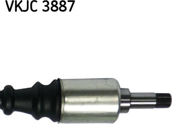 SKF VKJC 3887 - Vetoakseli inparts.fi