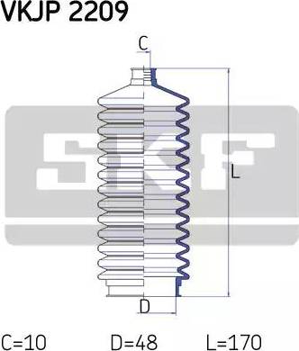 SKF VKJP 2209 - Paljekumisarja, ohjaus inparts.fi