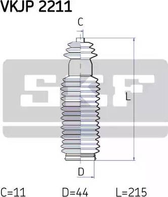 SKF VKJP 2211 - Paljekumisarja, ohjaus inparts.fi