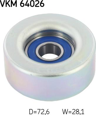 SKF VKM 64026 - Ohjainrulla, moniurahihna inparts.fi