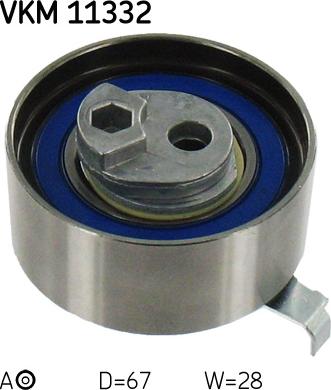 SKF VKM11332 - Kiristysrulla, hammashihnat inparts.fi