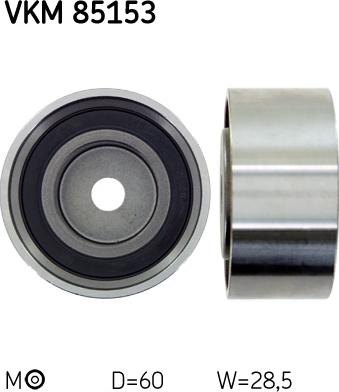 SKF VKM 85153 - Ohjainrulla, hammashihna inparts.fi