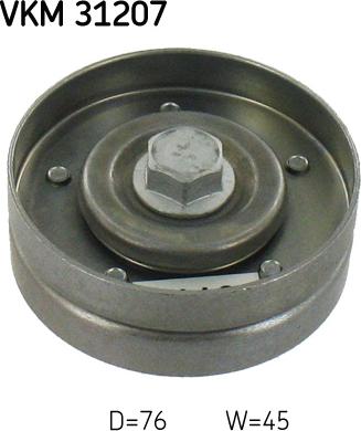 SKF VKM 31207 - Ohjainrulla, moniurahihna inparts.fi