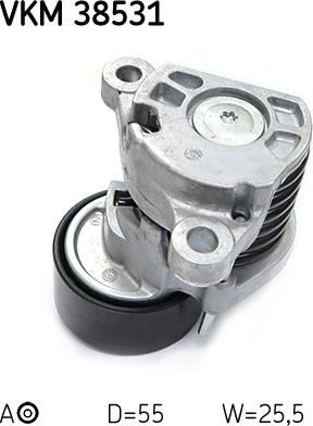 SKF VKM 38531 - Ohjainrulla, moniurahihna inparts.fi