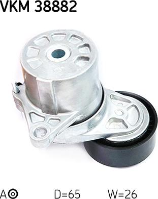 SKF VKM 38882 - Ohjainrulla, moniurahihna inparts.fi