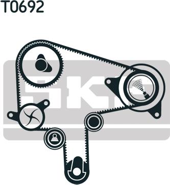 SKF VKMA 94919 - Hammashihnasarja inparts.fi