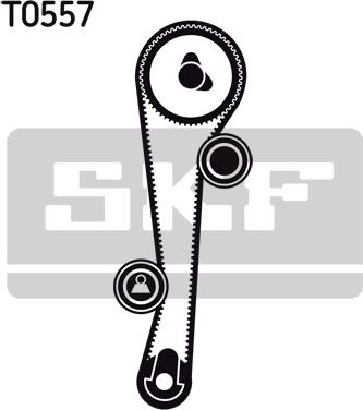 SKF VKMC 95632 - Vesipumppu + jakohihnasarja inparts.fi