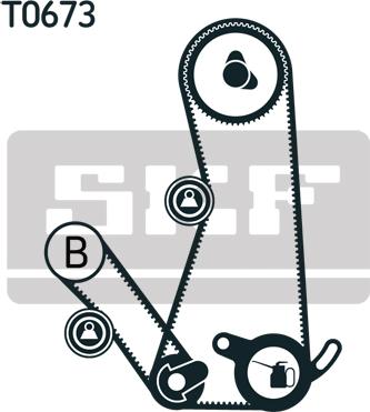 SKF VKMA 95642 - Hammashihnasarja inparts.fi