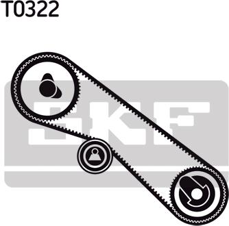 SKF VKMA 91020 - Hammashihnasarja inparts.fi