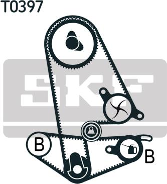 SKF VKMA 93011 - Hammashihnasarja inparts.fi