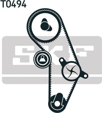 SKF VKMA 95020 - Hammashihnasarja inparts.fi