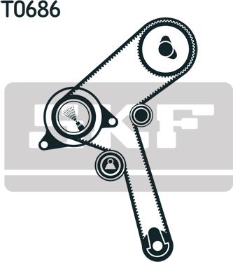 SKF VKMA 92519 - Hammashihnasarja inparts.fi