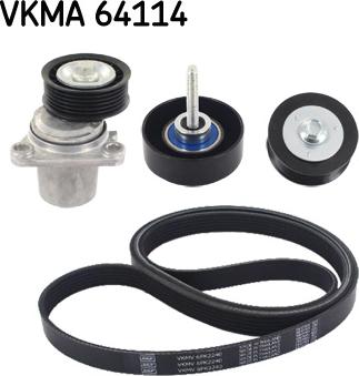 SKF VKMA 64114 - Moniurahihnasarja inparts.fi