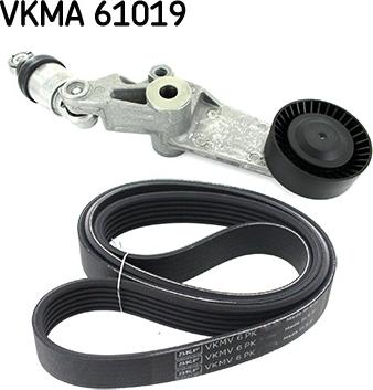 SKF VKMA 61019 - Moniurahihnasarja inparts.fi