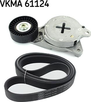 SKF VKMA 61124 - Moniurahihnasarja inparts.fi