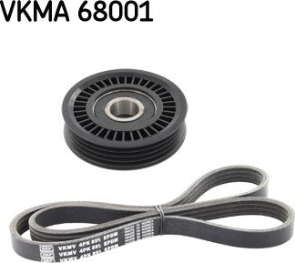 SKF VKMA 68001 - Moniurahihnasarja inparts.fi