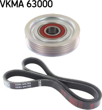 SKF VKMA 63000 - Moniurahihnasarja inparts.fi