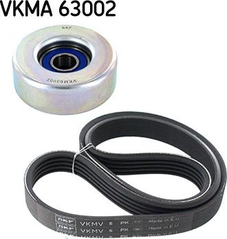 SKF VKMA 63002 - Moniurahihnasarja inparts.fi