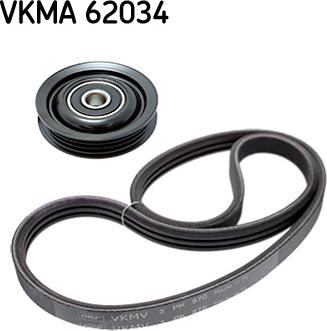 SKF VKMA 62034 - Moniurahihnasarja inparts.fi