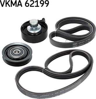 SKF VKMA 62199 - Moniurahihnasarja inparts.fi