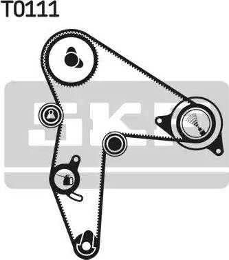 SKF VKMA 06500 - Hammashihnasarja inparts.fi