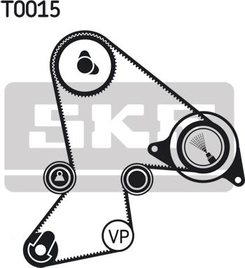 SKF VKMA 06214 - Hammashihnasarja inparts.fi