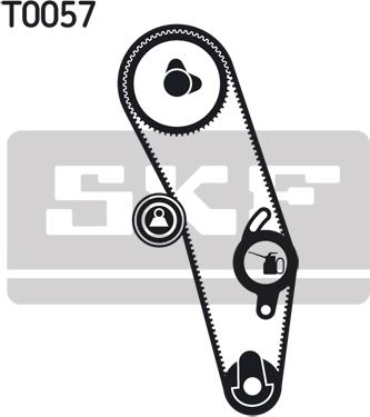 SKF VKMA 01020 - Hammashihnasarja inparts.fi