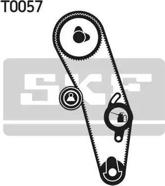 SKF VKMA 01023 - Hammashihnasarja inparts.fi