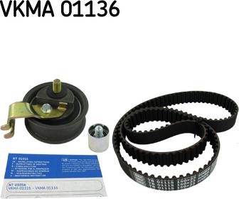 SKF VKMA 01136 - Hammashihnasarja inparts.fi