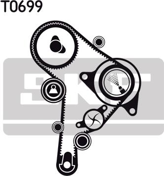 SKF VKMA 01251 - Hammashihnasarja inparts.fi