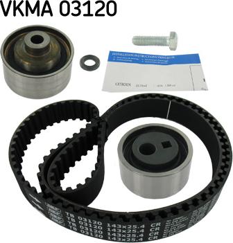 SKF VKMA 03120 - Hammashihnasarja inparts.fi