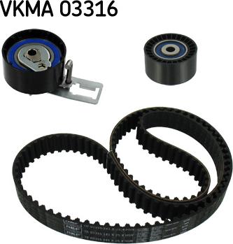 SKF VKMA 03316 - Hammashihnasarja inparts.fi