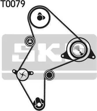 SKF VKMA 03250 - Hammashihnasarja inparts.fi