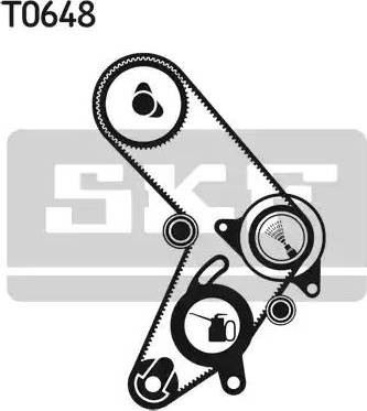 SKF VKMA 02161 - Hammashihnasarja inparts.fi