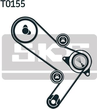 SKF VKMA 02386 - Hammashihnasarja inparts.fi