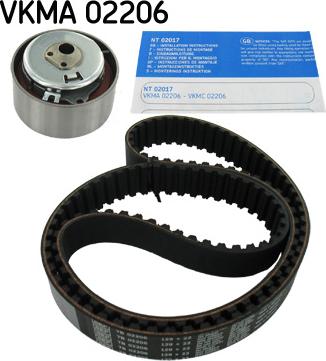 SKF VKMA 02206 - Hammashihnasarja inparts.fi