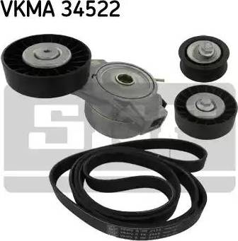 SKF VKMA 34522 - Moniurahihnasarja inparts.fi