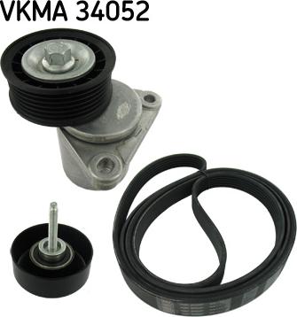 SKF VKMA 34052 - Moniurahihnasarja inparts.fi