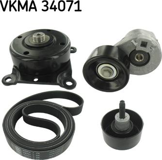 SKF VKMA 34071 - Moniurahihnasarja inparts.fi