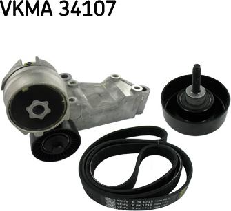 SKF VKMA 34107 - Moniurahihnasarja inparts.fi