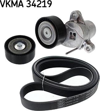 SKF VKMA 34219 - Moniurahihnasarja inparts.fi