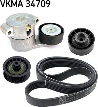 SKF VKMA 34709 - Moniurahihnasarja inparts.fi