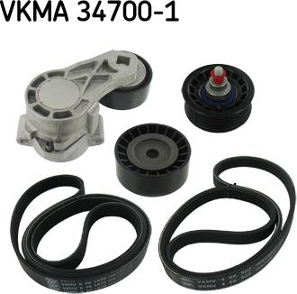 SKF VKMA 34700-1 - Moniurahihnasarja inparts.fi