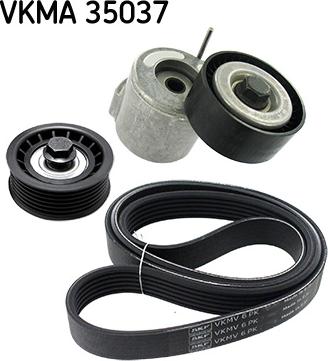 SKF VKMA 35037 - Moniurahihnasarja inparts.fi