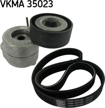 SKF VKMA 35023 - Moniurahihnasarja inparts.fi