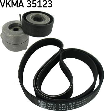 SKF VKMA 35123 - Moniurahihnasarja inparts.fi